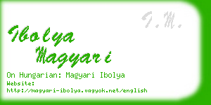 ibolya magyari business card